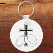 Uitnodiging voor religieuze weddenschappen sleutelhanger (Voorkant)