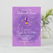 Uitnodiging voor repetitie-diner in New Orleans (Staand voorkant)