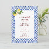 Uitnodiging voor repetitie van Elegant Mediterrane (Staand voorkant)