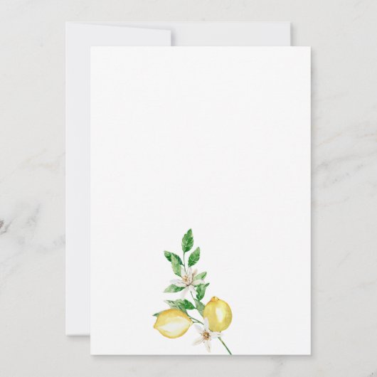 Uitnodiging voor repetitie van Elegant Mediterrane (Achterkant)