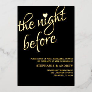 Uitnodiging voor repetitie voor donker en gouden b