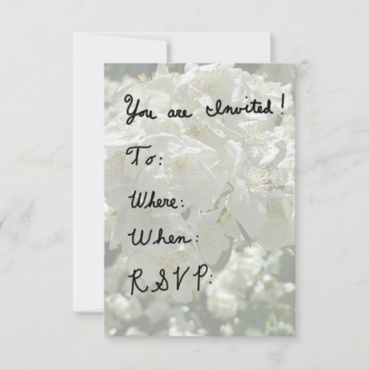 Uitnodiging voor respons-Kaart (Voorkant)