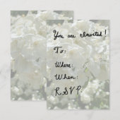 Uitnodiging voor respons-Kaart (Voorkant / Achterkant)