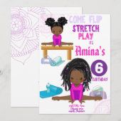 Uitnodiging voor retch & Play Birthday (Voorkant / Achterkant)