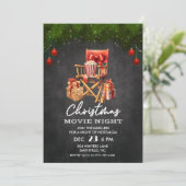 Uitnodiging voor Retro Kerstfilmavond (Staand voorkant)