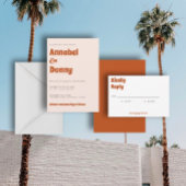 Uitnodiging voor Retro Wedding