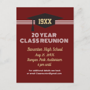 Uitnodiging voor reünie! Custom Class Reunion Brie