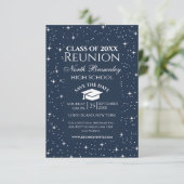 Uitnodiging voor reünie op elk jaar klasse (Staand voorkant)