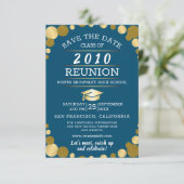 Uitnodiging voor reünie op elk jaar klasse (Staand voorkant)
