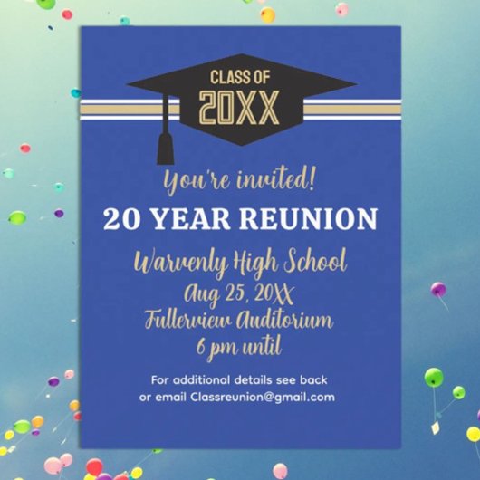 Uitnodiging voor reünie! Stuur een Class Reunion B