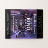 Uitnodiging voor Ring Security Puzzle Legpuzzel (Horizontaal)