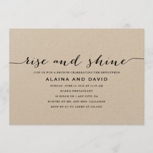 Uitnodiging voor Rise and Shine Brunch - Kraft