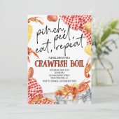 Uitnodiging voor Rivierkreeft Koken (Staand voorkant)