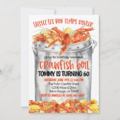 Uitnodiging voor rivierkreeftfeest (Voorkant)