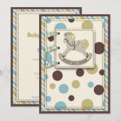 Uitnodiging voor Rocking Horse (Voorkant / Achterkant)