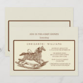 Uitnodiging voor Rocking Horse (Voorkant / Achterkant)