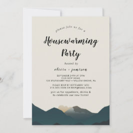 Uitnodiging voor Rocky Mountain Housewarming Party