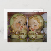 uitnodiging voor " roddelpartij " meisjes (Voorkant / Achterkant)