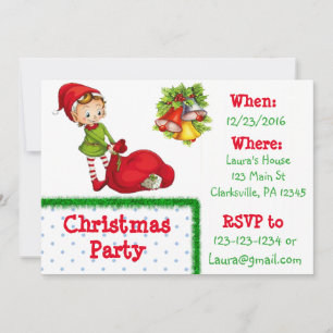 Uitnodiging voor Rode en Groene Kerstmis