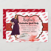 Uitnodiging voor Rode jacht (Voorkant / Achterkant)