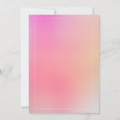 uitnodiging voor rode kledingwinkel (Achterkant)