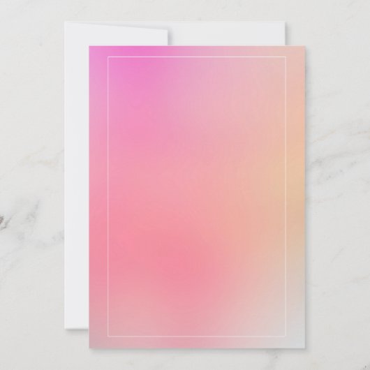 uitnodiging voor rode kledingwinkel (Achterkant)