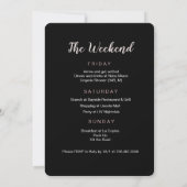 Uitnodiging voor Rode Lippen Verjaardagsweekend It (Achterkant)