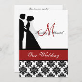 Uitnodiging voor rode weddenschappen (Voorkant / Achterkant)