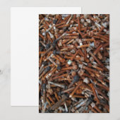 Uitnodiging voor roestschroeven (Voorkant / Achterkant)