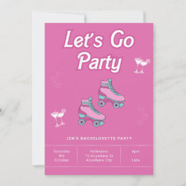 Uitnodiging voor Roller Skates Roller Disco