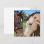 Uitnodiging voor Romance van paarden (Voorkant / Achterkant)