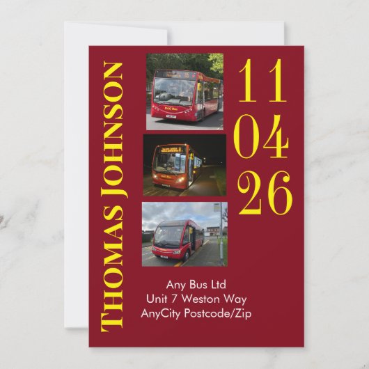 Uitnodiging voor Rondleiding Busdepot Gepersonalis (Voorkant)