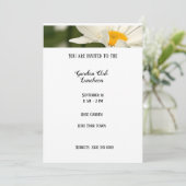 Uitnodiging voor Roos van Garden Luncheon (Staand voorkant)