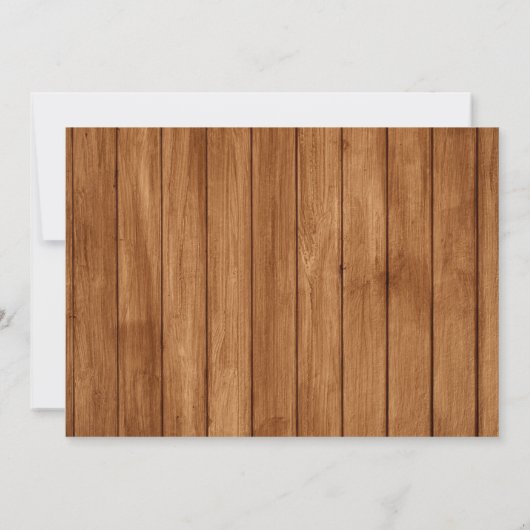 Uitnodiging voor root bier verjaardagsfeestje (Achterkant)