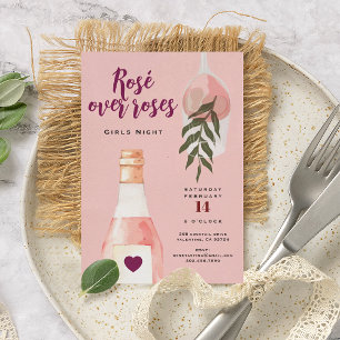 Uitnodiging voor Rosé over Roses Roze Meiden Nacht