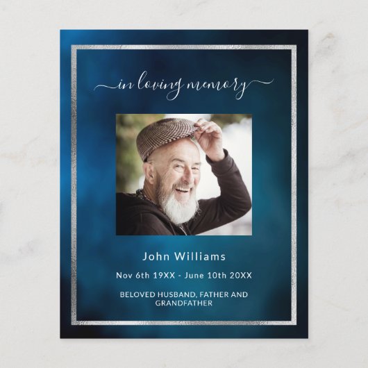 Uitnodiging voor rouwfeest in het teken van het le (Achterkant)