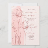 Uitnodiging voor roze bevestiging (Voorkant)