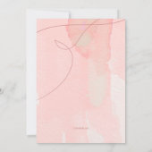 Uitnodiging voor roze bevestiging (Achterkant)