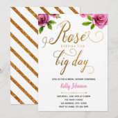 Uitnodiging voor rozen de hele dag (Voorkant / Achterkant)