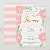 Uitnodiging voor Rozen van de Franse tuin (Voorkant / Achterkant)