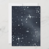 Uitnodiging voor Ruimtevaart Astronaut Meisje 'Bui (Achterkant)