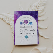 Uitnodiging voor ruimtevaart van meisjes | Ruimtev