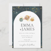 Uitnodiging voor ruimteweddenschappen | Night Sky  (Voorkant)