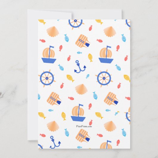 Uitnodiging voor ruiten en boten (Achterkant)