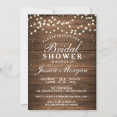 Uitnodiging voor ruithout en lichte bridal (Voorkant)