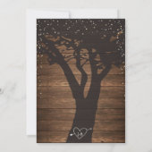 Uitnodiging voor ruithout en lichte bridal (Achterkant)