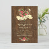 Uitnodiging voor ruitvormig bandenbridal (Staand voorkant)