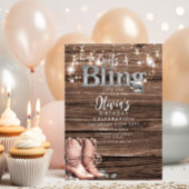 Uitnodiging voor Rustieke Cowboylaarzen en Bling-f