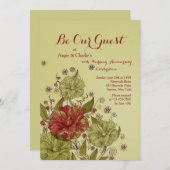 Uitnodiging voor rustieke schoonheden (Voorkant / Achterkant)