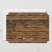 Uitnodiging voor Rustige Housewarming Dinner Party (Achterkant)